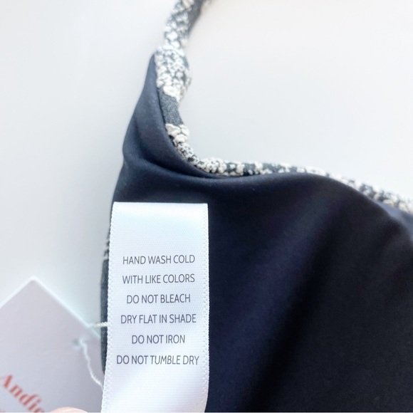 ANDIE SWIM Snakeskin Triangle Bikini Top NWT - Picture 6 of 6